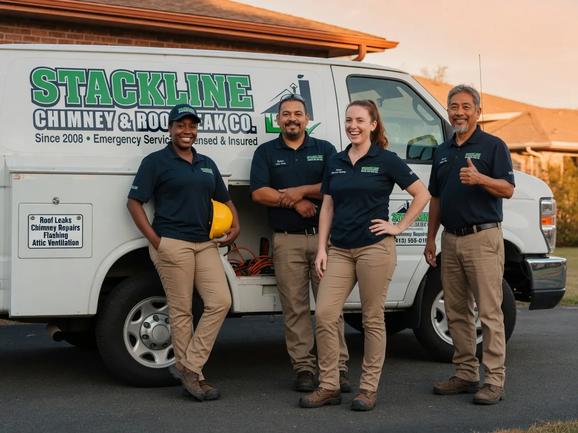 Chimney flashing repair company in Bossier City, LA